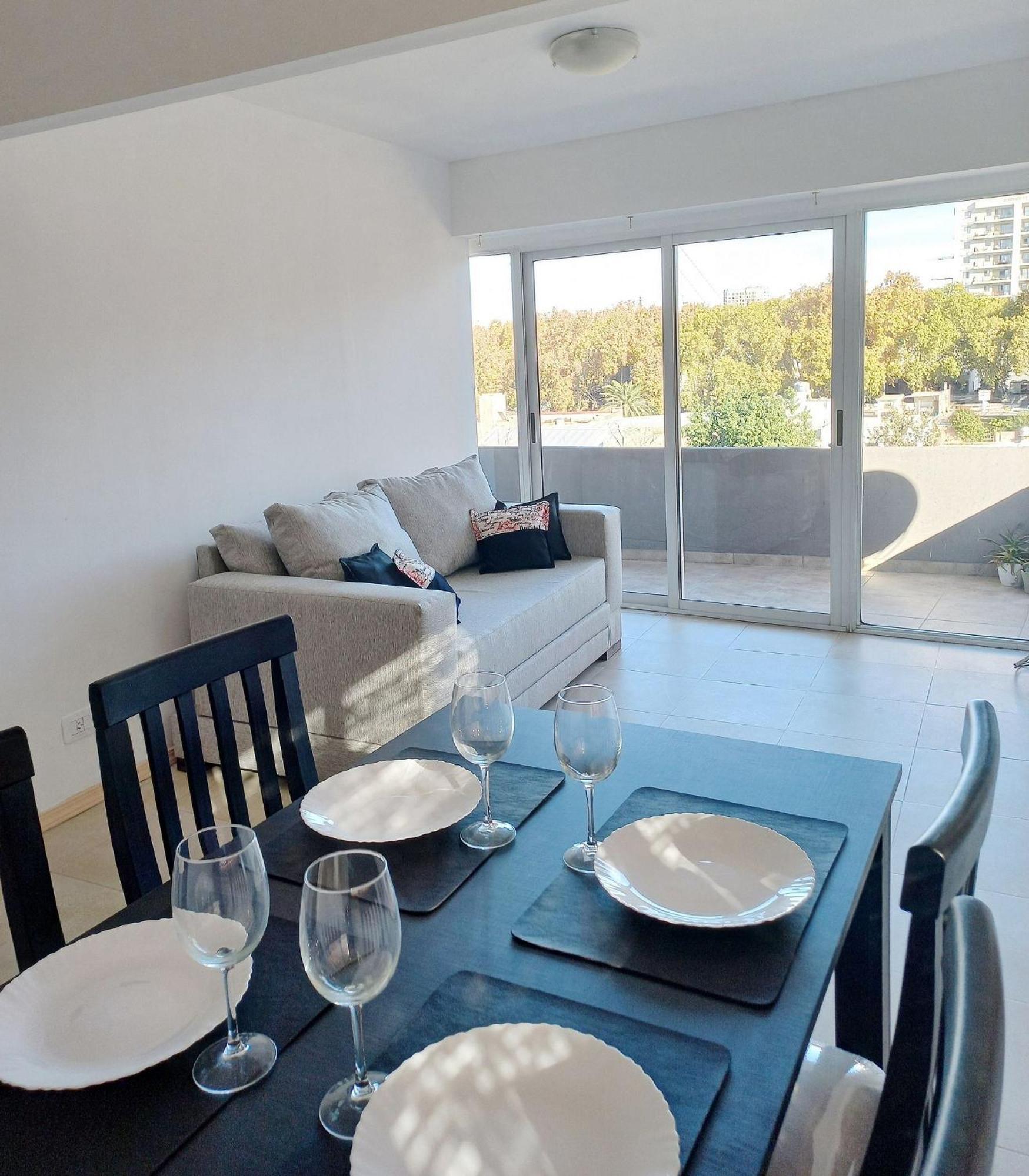 Apartamento Departamento En El Centro De Con Hermosa Vista A La Ciudad